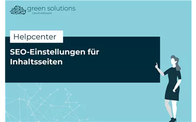 SEO-Einstellungen für Inhaltsseiten