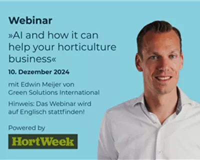 Künstliche Intelligenz (KI) im Gartenbau: Jetzt für das kostenlose Webinar anmelden!