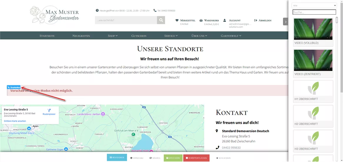 Standorte auf deiner Webseite anzeigen lassen