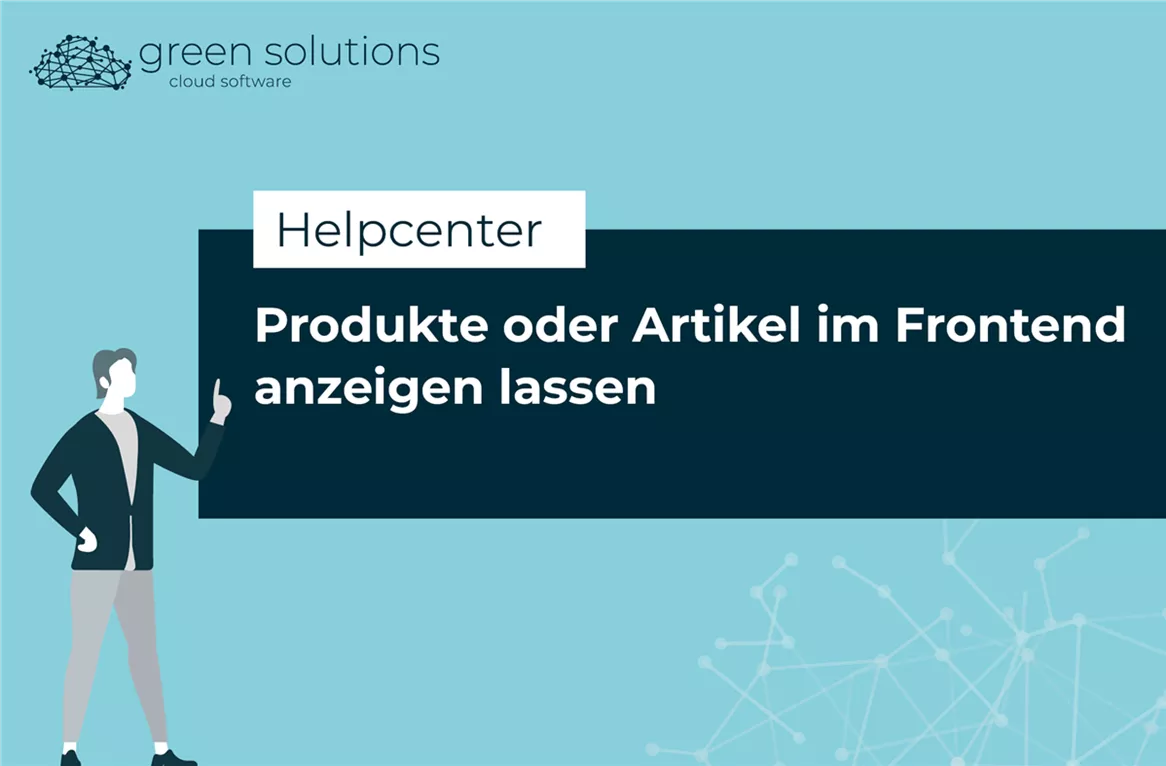 Produkte im Frontend anzeigen lassen