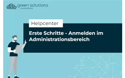 Erste Schritte - Im Administrationsbereich anmelden