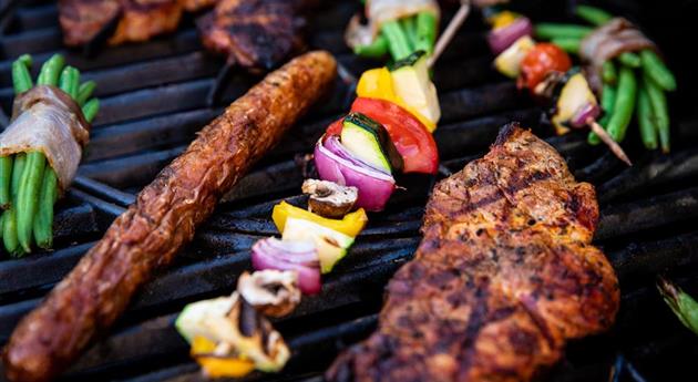 Grillen im Garten - Grillgut