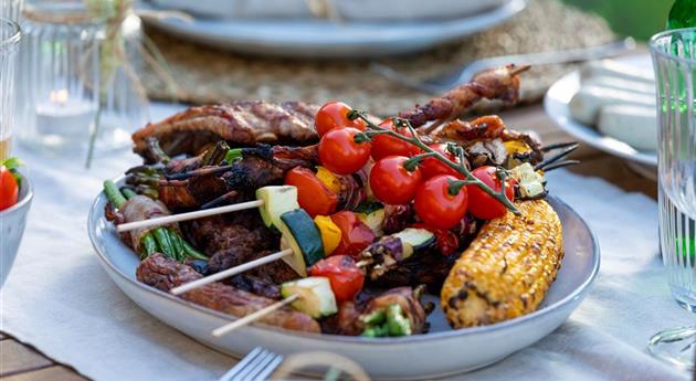 Grillen im Garten - Grillgut