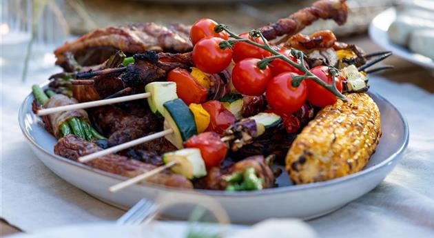 Grillen im Garten - Grillgut