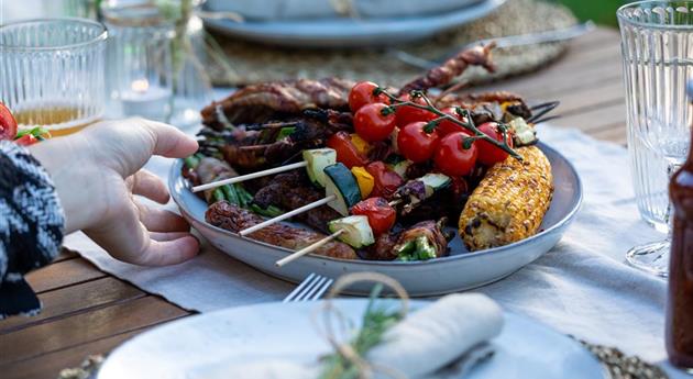 Grillen im Garten - Grillgut